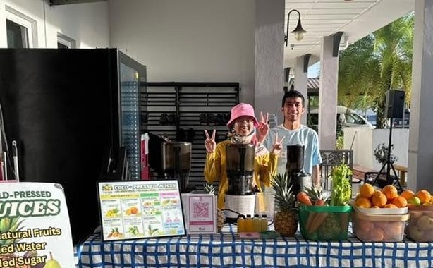 Vendor minuman yang menyertai program 2025